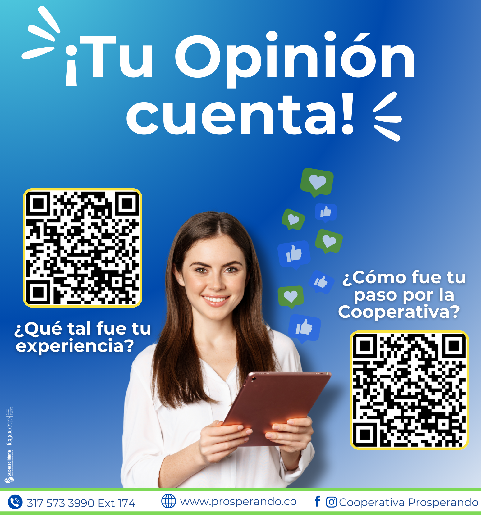 Encuesta de satisfacción Cooperativa Prosperando